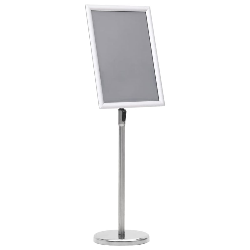 Afbeelding laden in galerijviewer, Vidaxl posterstandaard a3 aluminiumlegering zilverkleurig