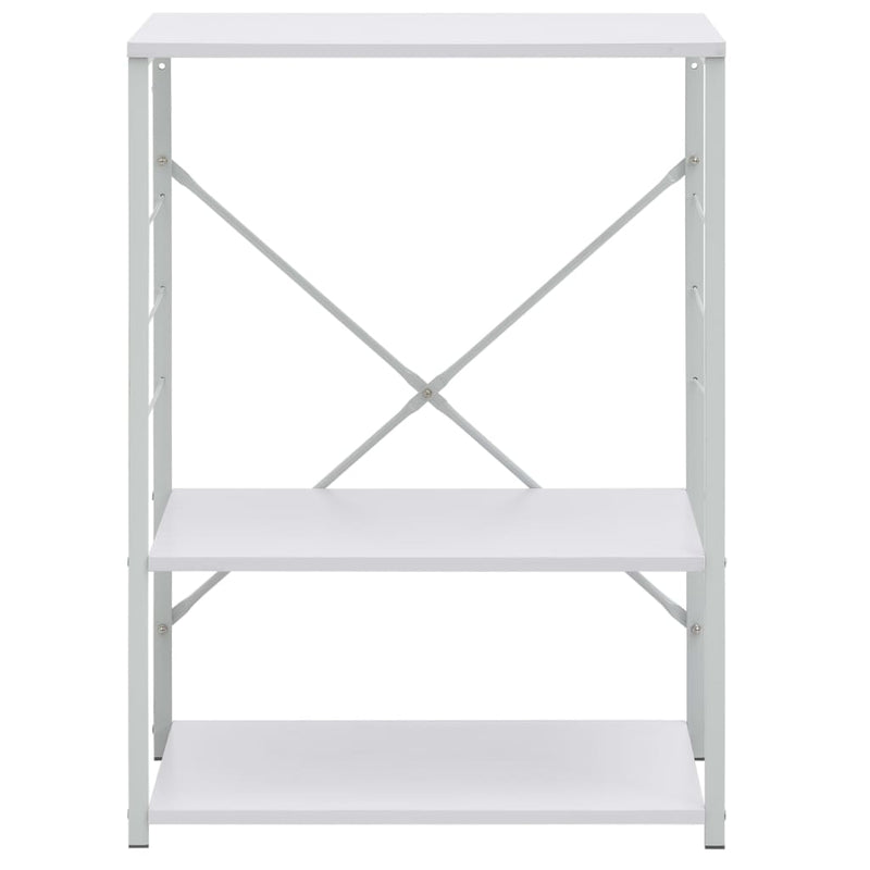 Afbeelding laden in galerijviewer, Vidaxl magnetronkast 60x39,6x79,5 cm bewerkt hout wit