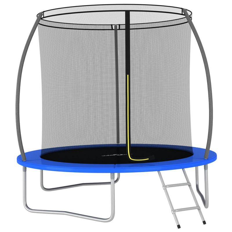 Afbeelding laden in galerijviewer, VidaXL Trampolineset rond 100 kg 244x55 cm