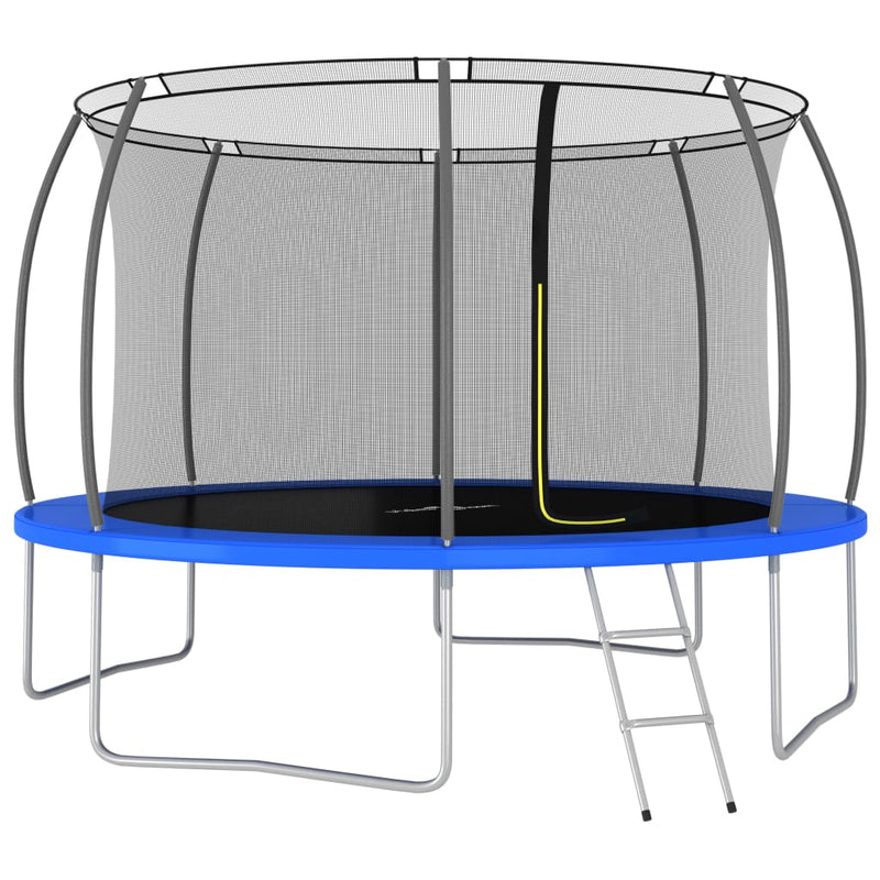 Afbeelding laden in galerijviewer, VidaXL Trampolineset rond 150 kg 366x80 cm