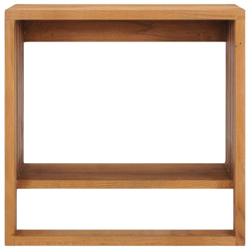 Afbeelding laden in galerijviewer, Vidaxl handdoekenrek wandmontage 35x20x35 cm massief teakhout