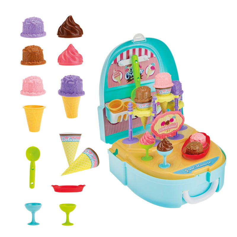 Afbeelding laden in galerijviewer, Toi-toys toi toys speelset ijsjes in rugzak