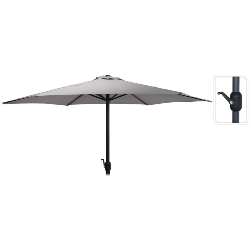 Afbeelding laden in galerijviewer, Progarden parasol monica 270 cm lichtgrijs
