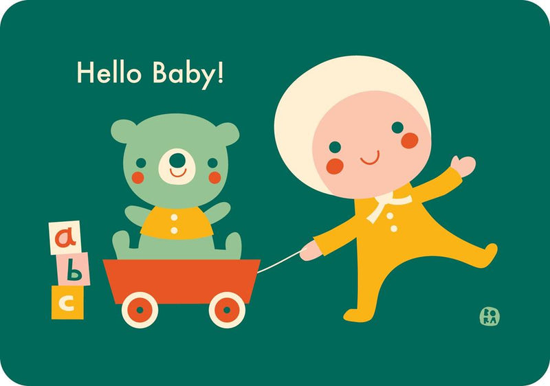 Afbeelding laden in galerijviewer, Bora hello baby-toys ansichtkaart