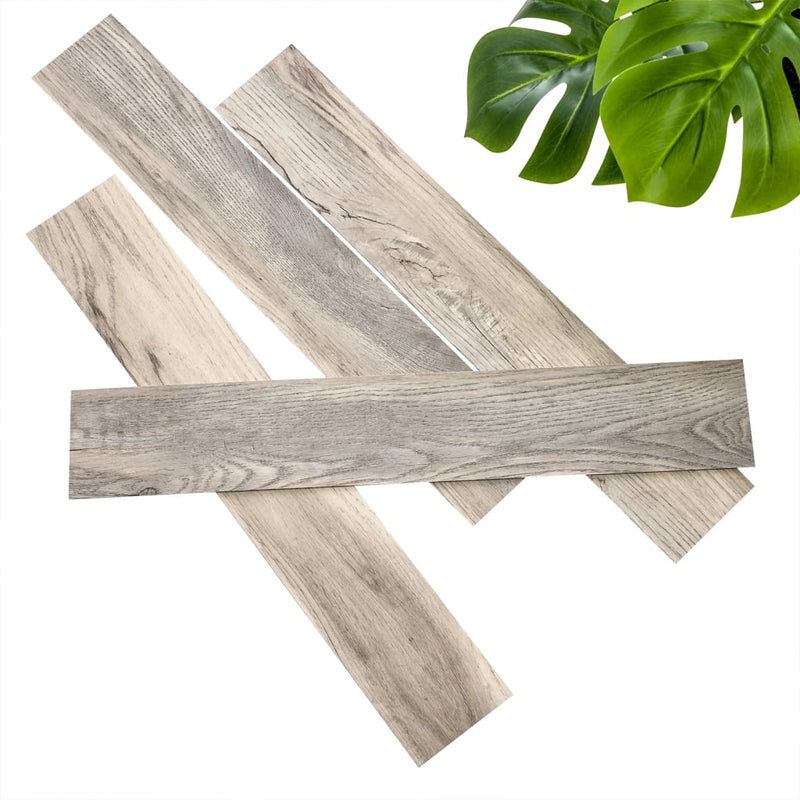 Afbeelding laden in galerijviewer, Wallart planken hout-look schuurhout eiken whitewash