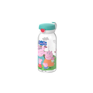 Afbeelding laden in galerijviewer, Mepal drinkfles met flipdop campus - 600 ml - waterfles kinderen - lekdicht - hygiënische deksel - peppa pig