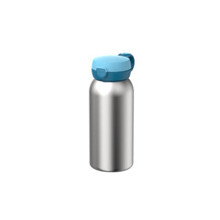 Afbeelding laden in galerijviewer, Mepal isoleerfles met flipdop campus - 500 ml - waterfles rvs - lekdicht - hygiënische deksel - cool blue
