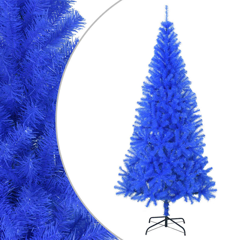 Afbeelding laden in galerijviewer, Vidaxl kunstkerstboom met standaard 210 cm pvc blauw