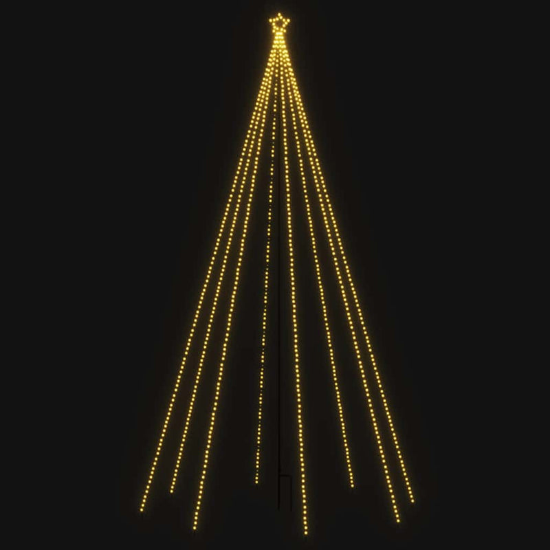 Afbeelding laden in galerijviewer, Vidaxl kerstboomverlichting waterval binnen buiten 400 led's 2,5 m