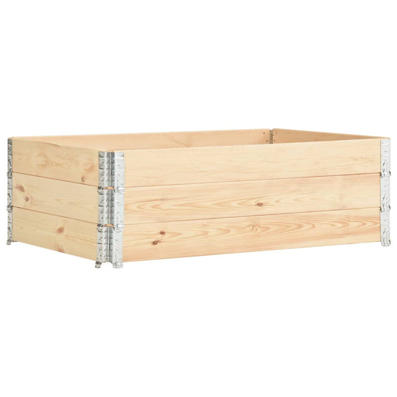 Afbeelding laden in galerijviewer, Vidaxl 3 st plantenbakken verhoogd 50x150 cm massief grenenhout