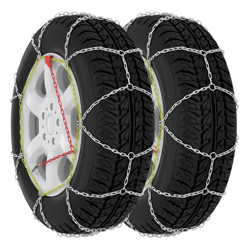 Afbeelding laden in galerijviewer, Vidaxl sneeuwkettingen 2 st 16 mm suv 4x4 maat 390