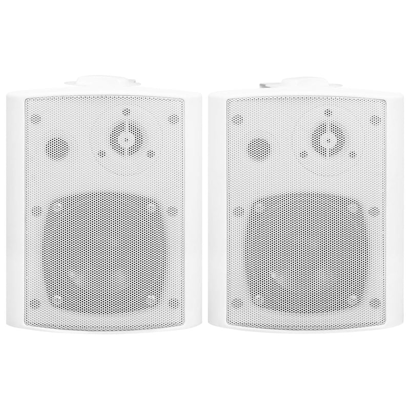 Afbeelding laden in galerijviewer, VidaXL Stereoluidsprekers wandgemonteerd 2 st 80 W wit