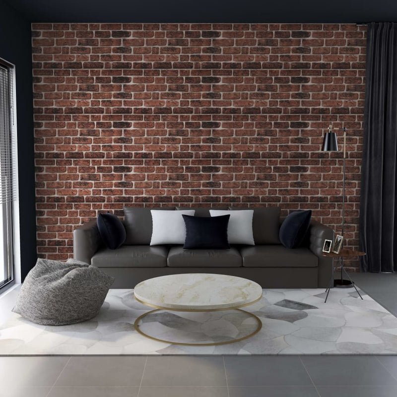 Afbeelding laden in galerijviewer, Vidaxl 10 st wandpanelen 3d donkerbruine baksteen eps