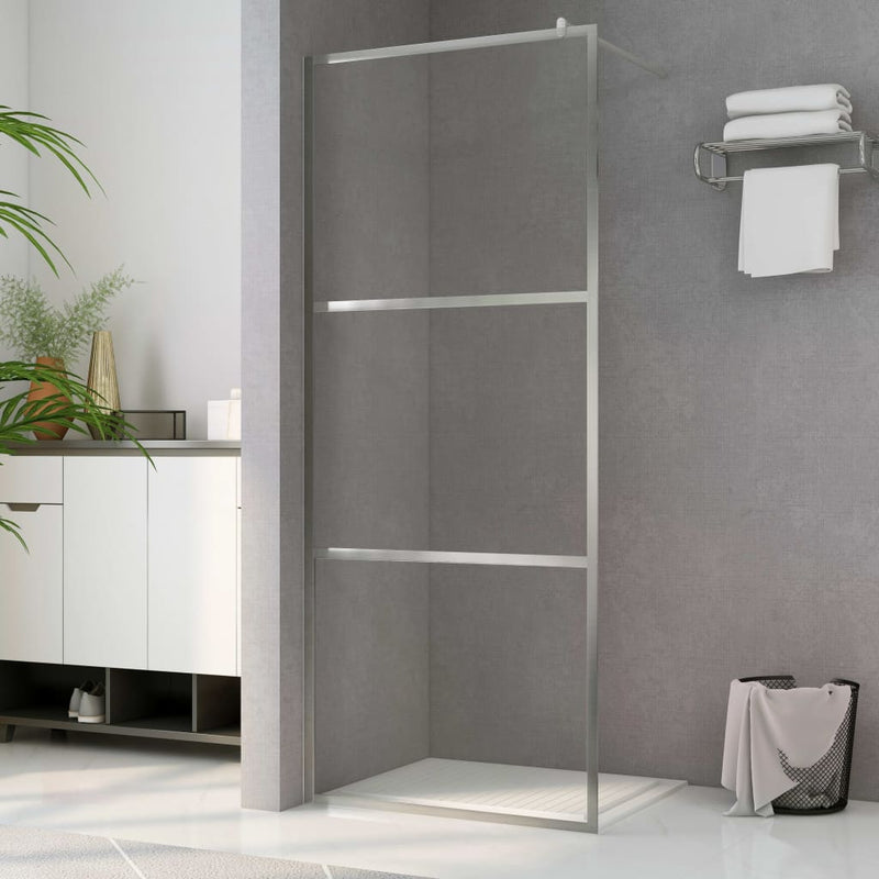 Afbeelding laden in galerijviewer, VidaXL Inloopdouchewand transparant 140x195 cm ESG-glas
