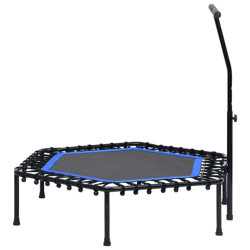 Afbeelding laden in galerijviewer, VidaXL Fitnesstrampoline met handgreep 122 cm