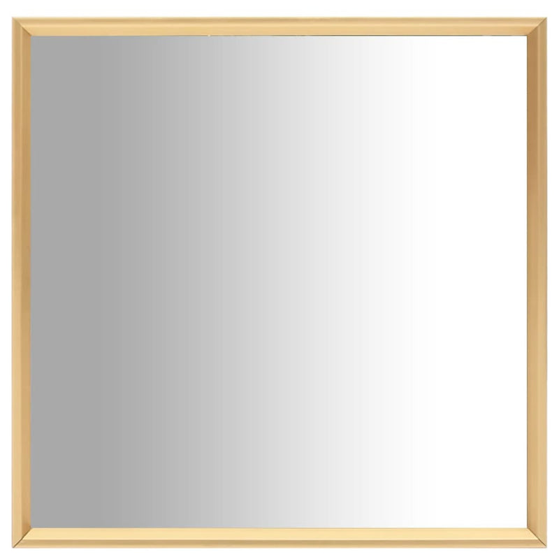 Afbeelding laden in galerijviewer, VidaXL Spiegel 40x40 cm goudkleurig