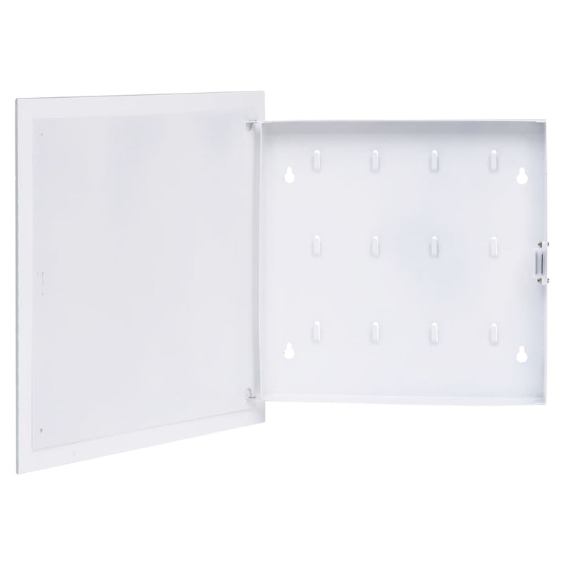 Afbeelding laden in galerijviewer, VidaXL Sleutelkast met magneetbord 35x35x4 cm wit