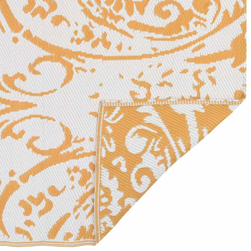 Afbeelding laden in galerijviewer, Vidaxl buitenkleed arakil 190x290 cm pp oranje en wit