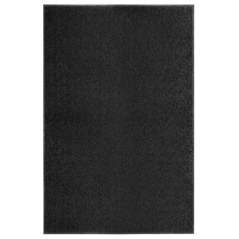 Afbeelding laden in galerijviewer, Vidaxl deurmat wasbaar 120x180 cm zwart