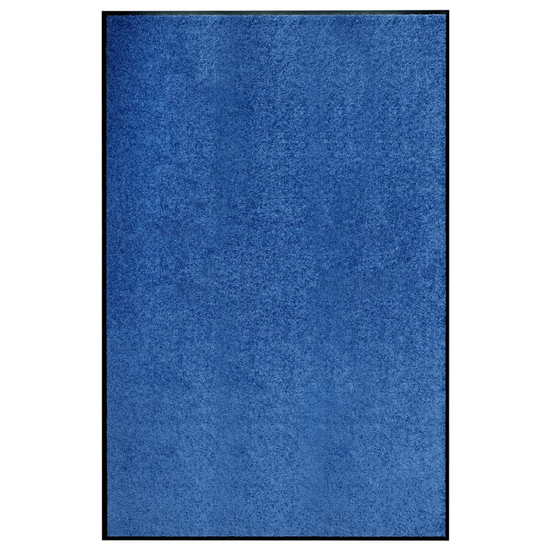 Afbeelding laden in galerijviewer, Vidaxl deurmat wasbaar 120x180 cm blauw