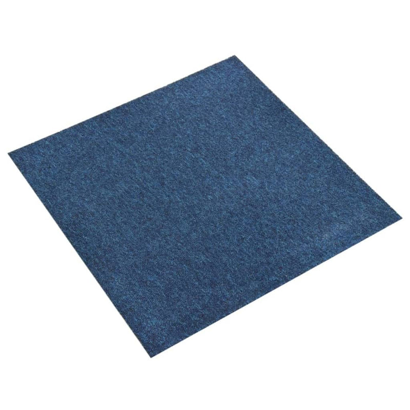 Afbeelding laden in galerijviewer, Vidaxl tapijttegels 20 st 5 m² 50x50 cm donkerblauw
