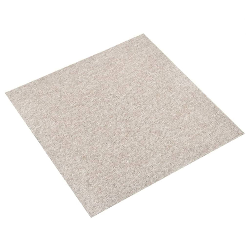 Afbeelding laden in galerijviewer, Vidaxl tapijttegels 20 st 5 m² 50x50 cm lichtbeige