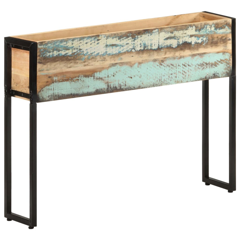 Afbeelding laden in galerijviewer, Vidaxl plantenbak 90x20x68 cm massief gerecycled hout