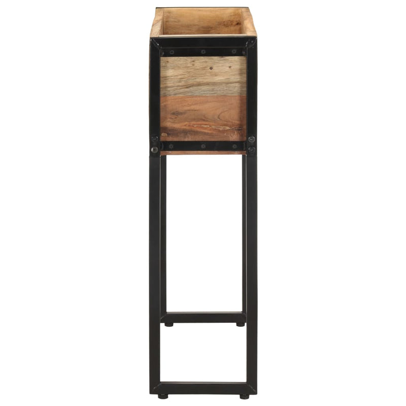 Afbeelding laden in galerijviewer, Vidaxl plantenbak 60x20x68 cm massief gerecycled hout