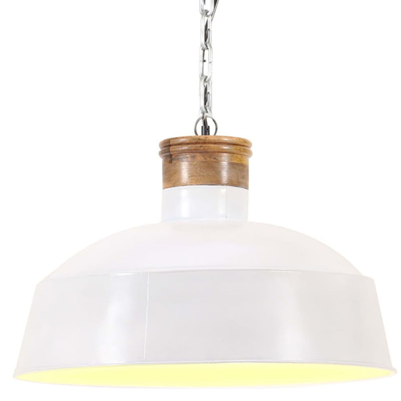 Afbeelding laden in galerijviewer, Vidaxl hanglamp industrieel e27 58 cm wit