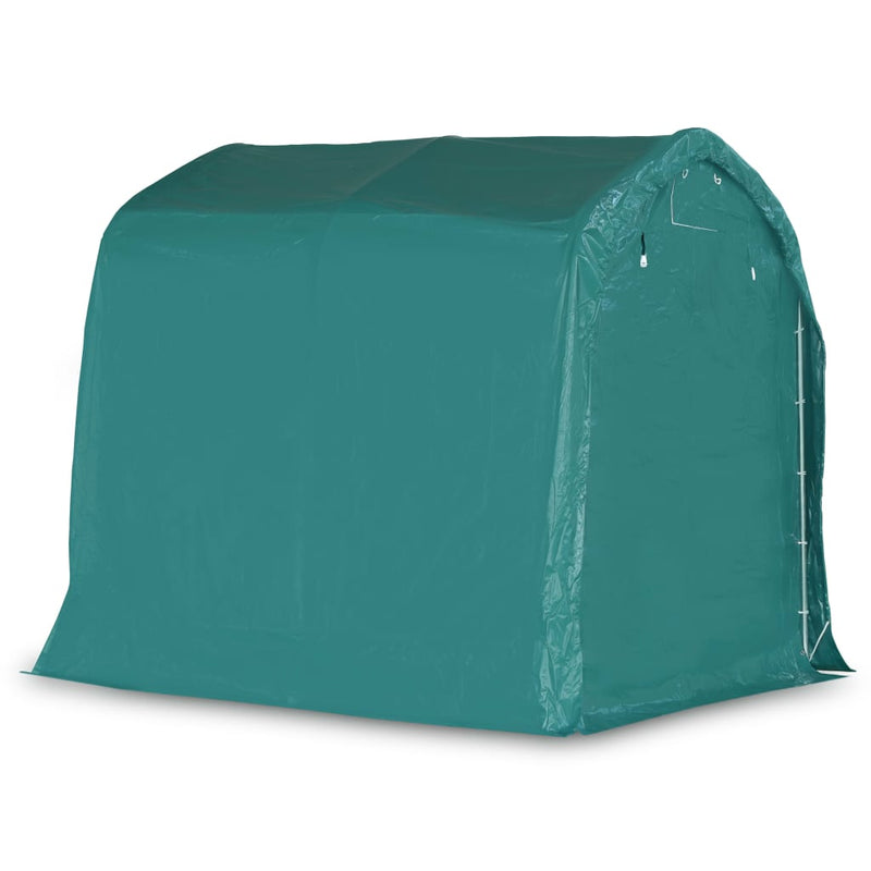 Afbeelding laden in galerijviewer, VidaXL Garagetent 1,6x2,4 m PVC groen