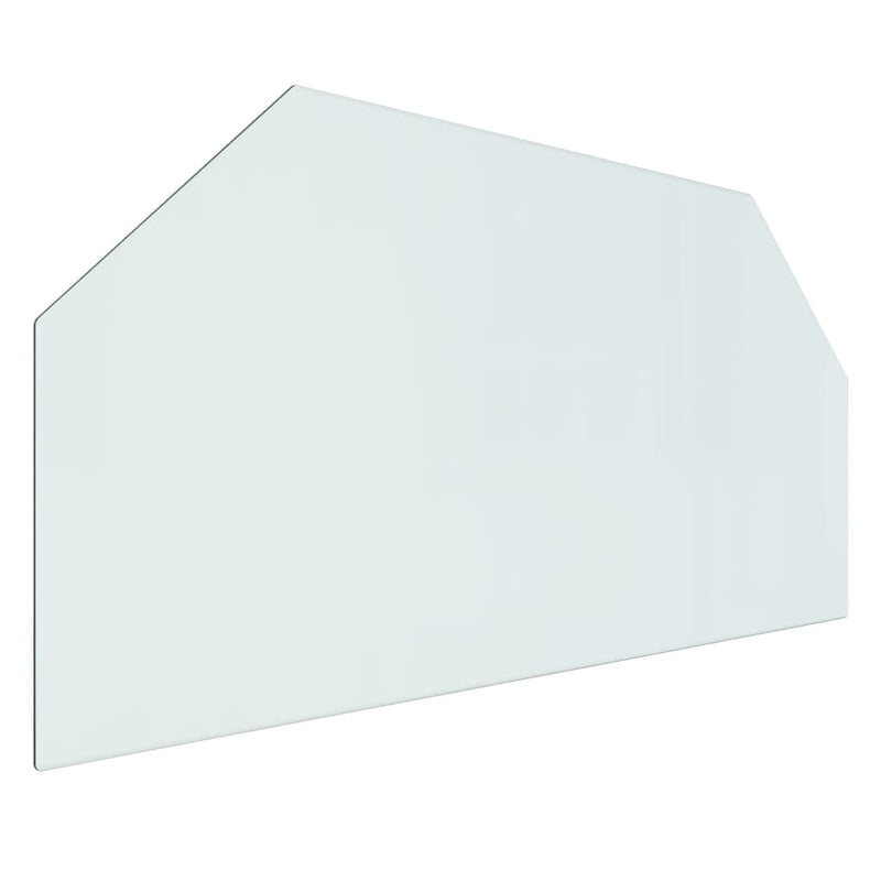 Afbeelding laden in galerijviewer, Vidaxl glasplaat openhaard zeshoekig 100x50 cm