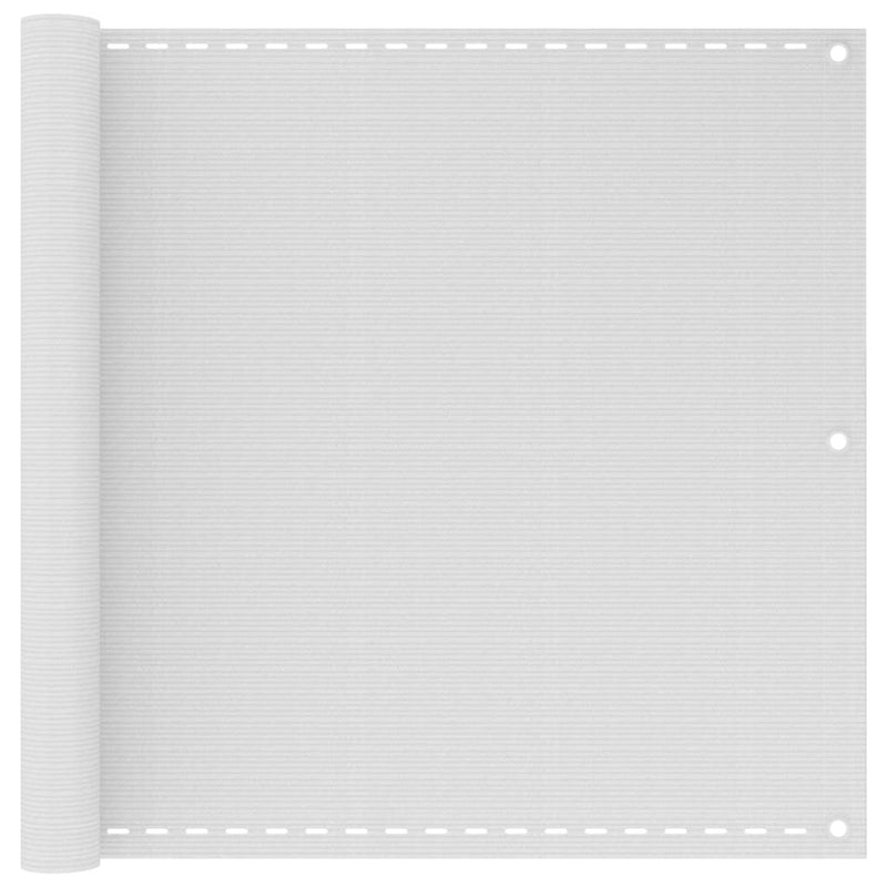 Afbeelding laden in galerijviewer, Vidaxl balkonscherm 90x300 cm hdpe wit
