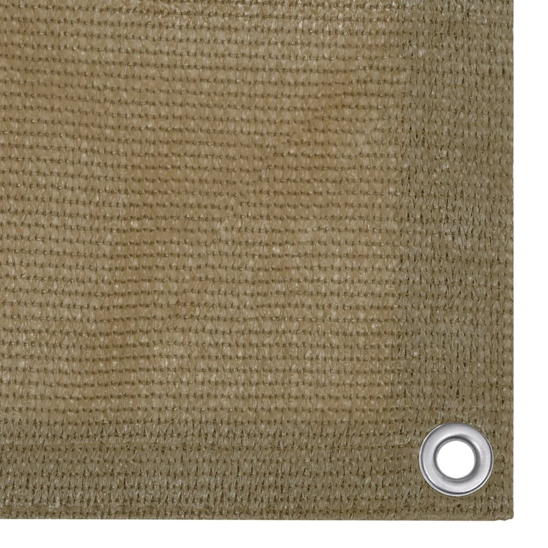 Afbeelding laden in galerijviewer, VidaXL Balkonscherm 90x500 cm HDPE taupe