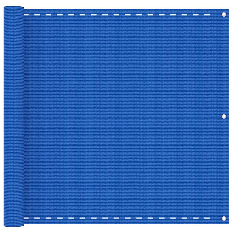 Afbeelding laden in galerijviewer, Vidaxl balkonscherm 90x600 cm hdpe blauw