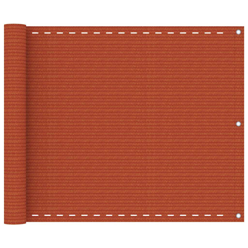 Afbeelding laden in galerijviewer, Vidaxl balkonscherm 75x400 cm hdpe oranje