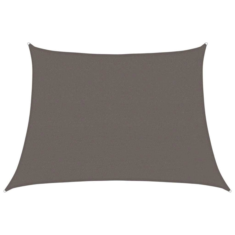 Afbeelding laden in galerijviewer, Vidaxl zonnezeil 160 g m² 4 5x3 m hdpe antracietkleurig
