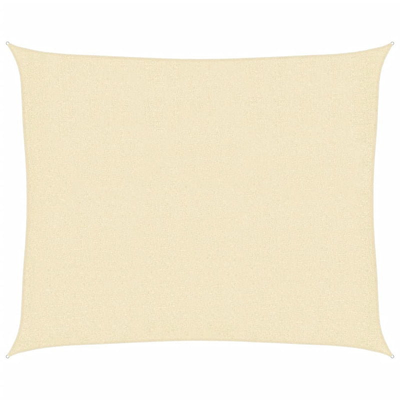 Afbeelding laden in galerijviewer, Vidaxl zonnezeil 160 g m² 2,5x3 m hdpe crèmekleurig