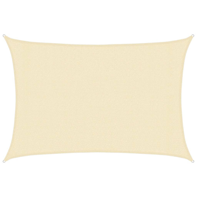 Afbeelding laden in galerijviewer, Vidaxl zonnezeil 160 g m² 3x4,5 m hdpe crèmekleurig