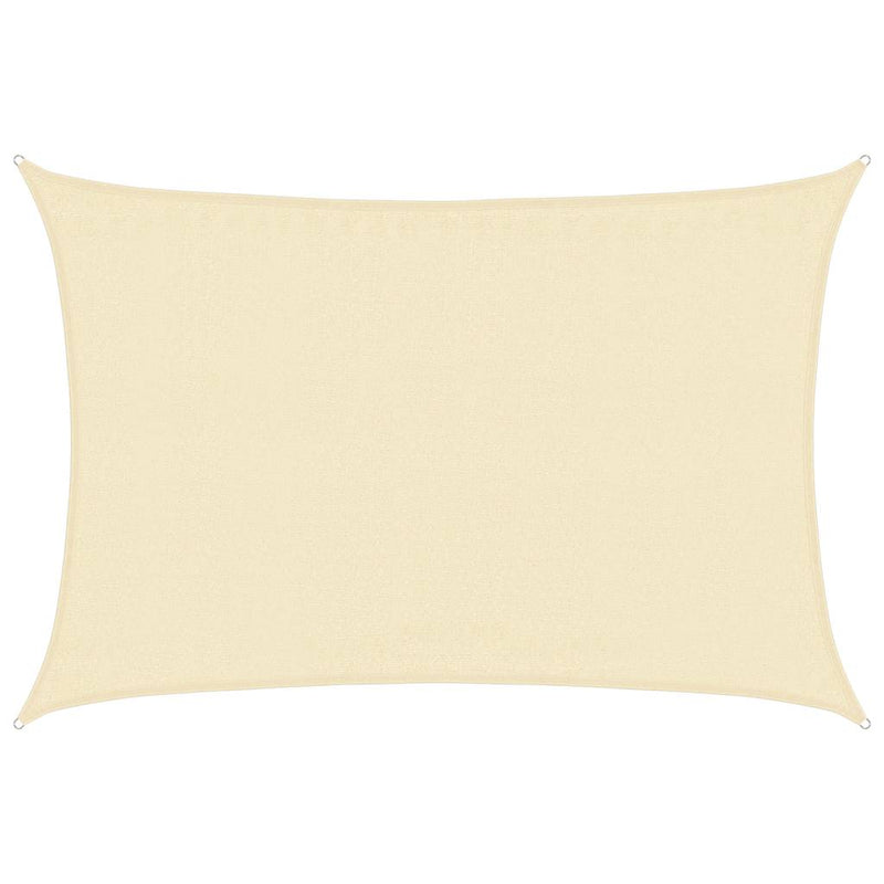 Afbeelding laden in galerijviewer, Vidaxl zonnezeil 160 g m² 3,5x5 m hdpe crèmekleurig
