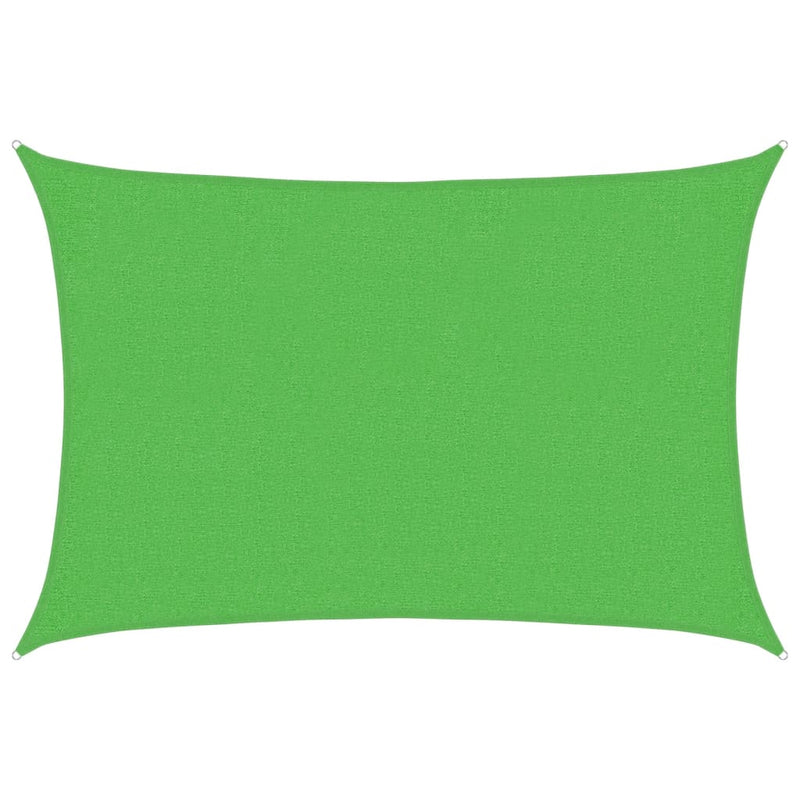 Afbeelding laden in galerijviewer, Vidaxl zonnezeil 160 g m² 2x3 m hdpe lichtgroen