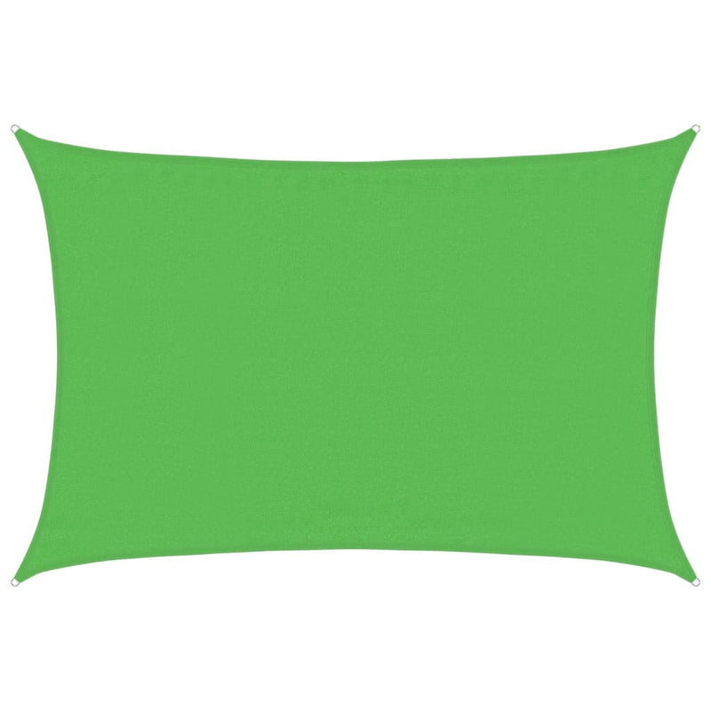 Afbeelding laden in galerijviewer, Vidaxl zonnezeil 160 g m² 3,5x4,5 m hdpe lichtgroen