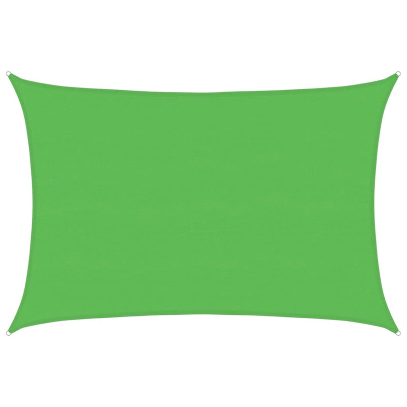 Afbeelding laden in galerijviewer, Vidaxl zonnezeil 160 g m² 5x6 m hdpe lichtgroen