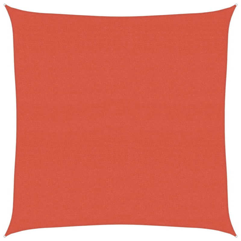 Afbeelding laden in galerijviewer, Vidaxl zonnezeil 160 g m² vierkant 4,5x4,5 m hdpe terracottakleurig