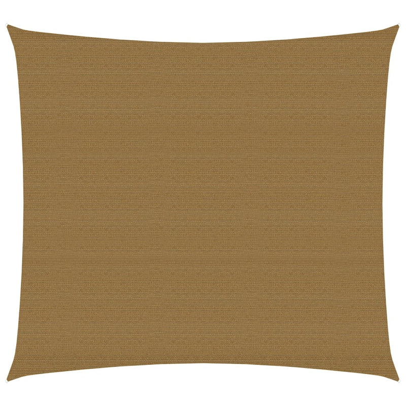 Afbeelding laden in galerijviewer, VidaXL Zonnezeil 160 g m² 3,6x3,6 m HDPE taupe