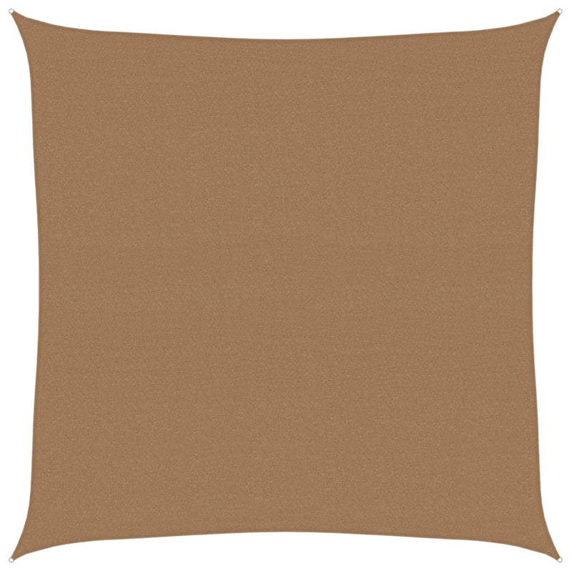 Afbeelding laden in galerijviewer, Vidaxl zonnezeil 160 g m² 4,5x4,5 m hdpe taupe