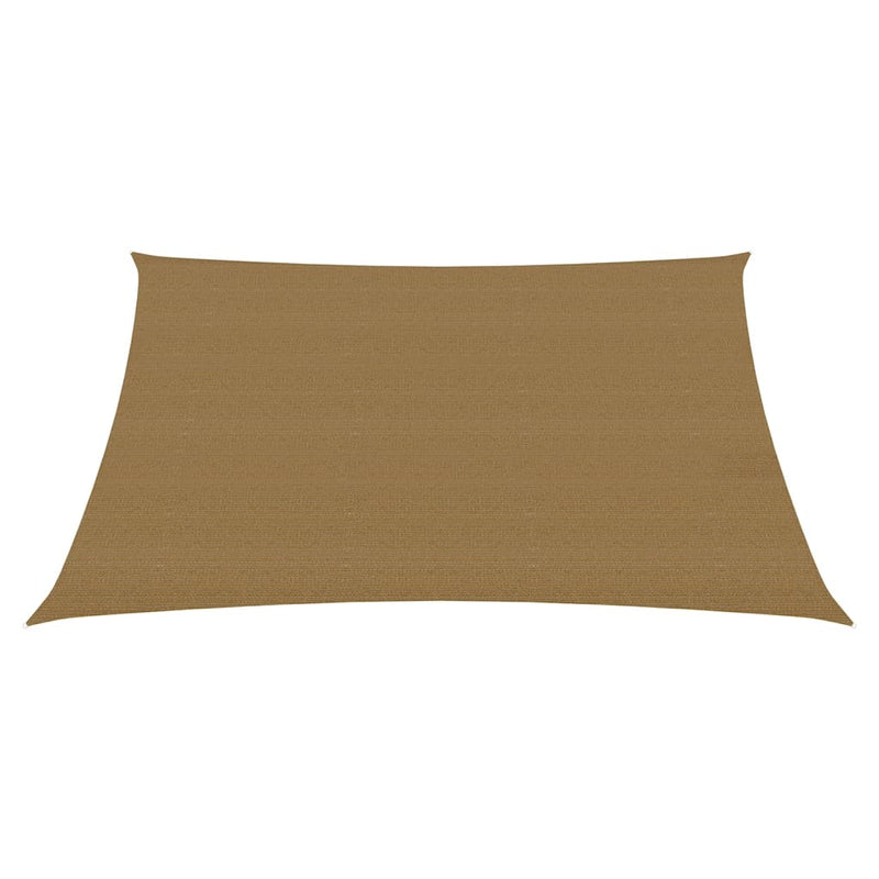 Afbeelding laden in galerijviewer, VidaXL Zonnezeil 160 g m² 6x6 m HDPE taupe