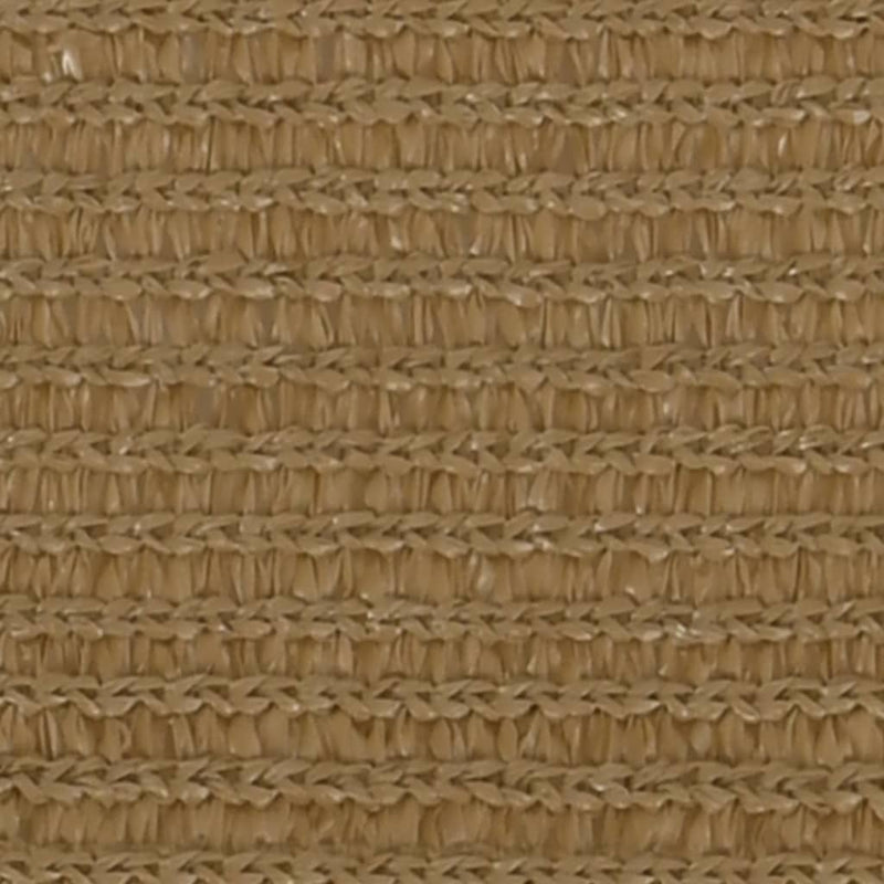 Afbeelding laden in galerijviewer, VidaXL Zonnezeil 160 g m² 6x6 m HDPE taupe