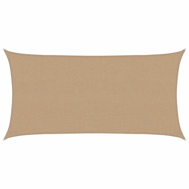 Afbeelding laden in galerijviewer, Vidaxl zonnezeil 160 g m² 2x4 m hdpe taupe