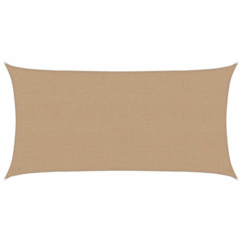 Afbeelding laden in galerijviewer, Vidaxl zonnezeil 160 g m² 2,5x4,5 m hdpe taupe