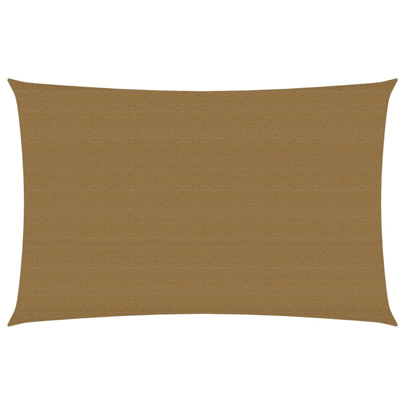 Afbeelding laden in galerijviewer, VidaXL Zonnezeil 160 g m² 4x6 m HDPE taupe